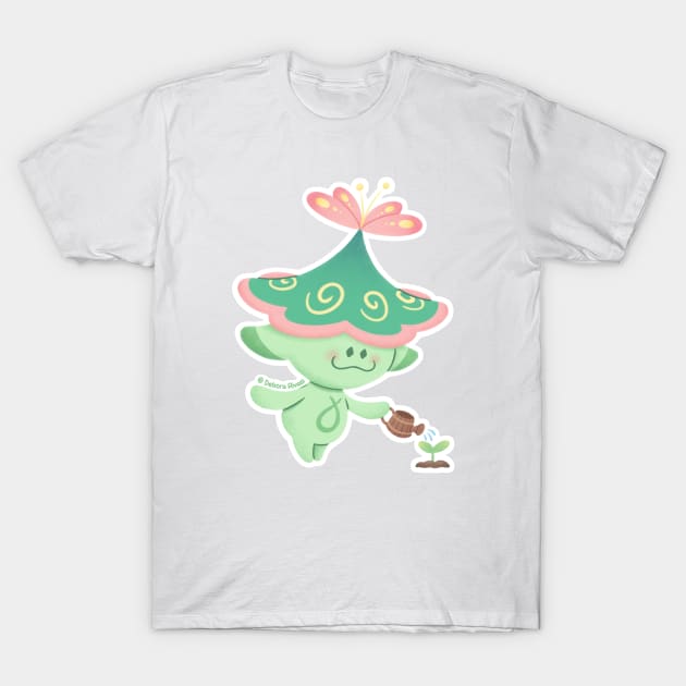 Pastel Aranara - Gardener T-Shirt by SilveryDreams